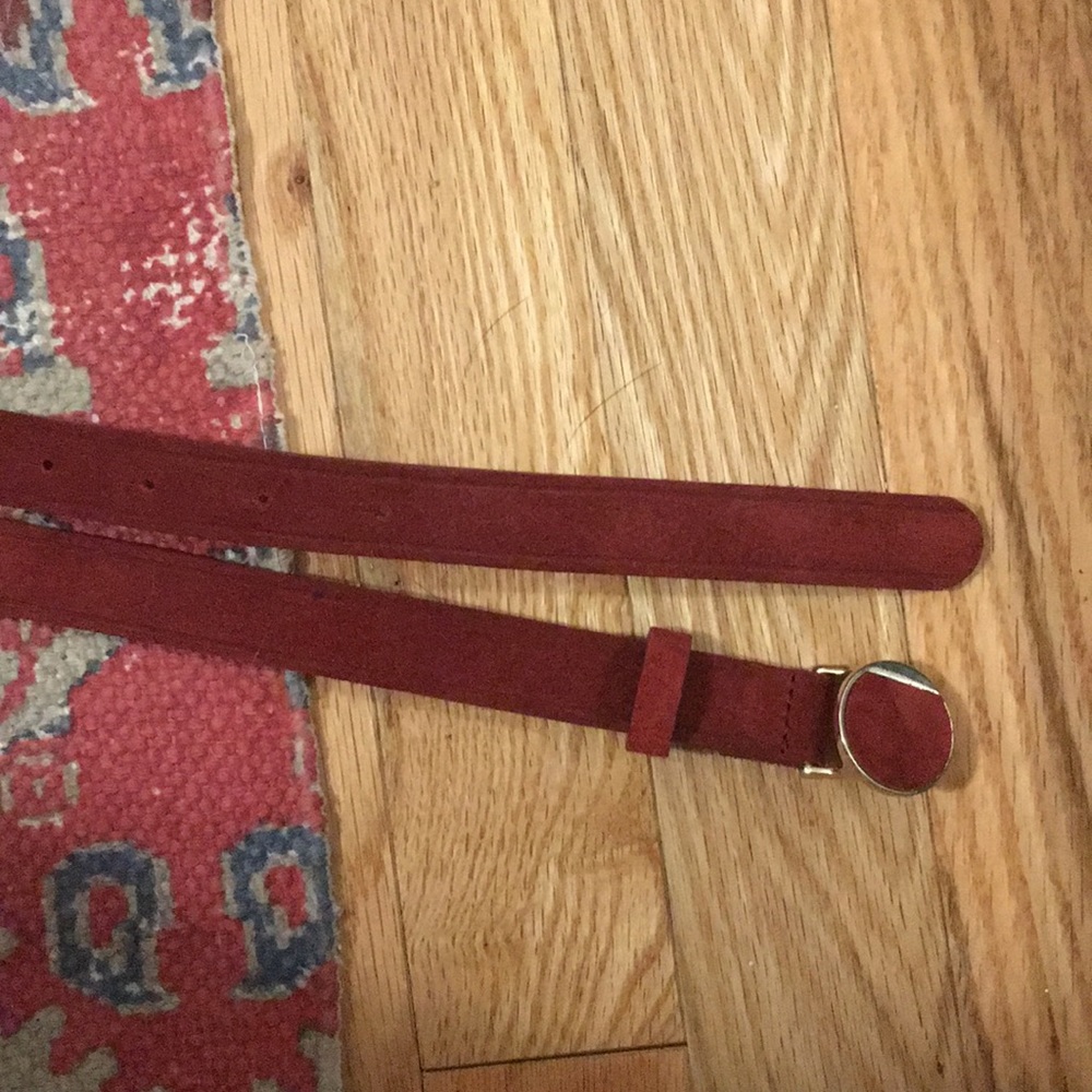 Sezane genuine leather (suede) belt